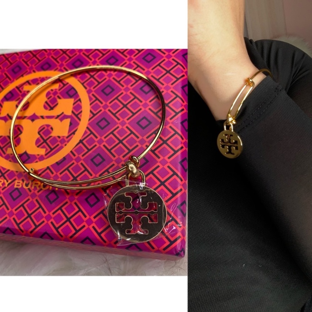 Auténtic Tory Burch Gold toggle